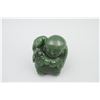 Image 5 : A Canada BC Jade "Laughing Buddha with Golden Toad" Hand Piece.