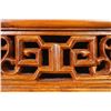 Image 4 : A Canada Jade and Wood Carved Table Screen - "He Tang Qing Qu".
