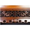 Image 5 : A Canada Jade and Wood Carved Table Screen - "Pin Guan Qun Fang".