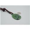 Image 4 : A Canada BC Jade "Double Fish" Pattern Pendant with String Necklace.
