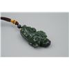 Image 3 : A Canada Jade "Chinese Cabbage and Golden Toad" Pattern Hand Piece.
