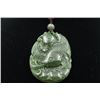 Image 2 : A Canada BC Jade "Double Fish" Pattern Pendant with String Necklace.