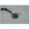 Image 4 : A Canada Jade "Double Fish" Pattern Pendant with String Necklace.