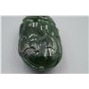 Image 5 : A Large Canada Jade "Dragon Head" Pattern Hand Piece.