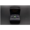 Image 1 : A 18K White Gold Ring Inlaid with Canada Jade.