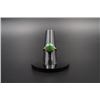 Image 2 : A 18K Gold Ring Inlaid with Large Canada Jade.