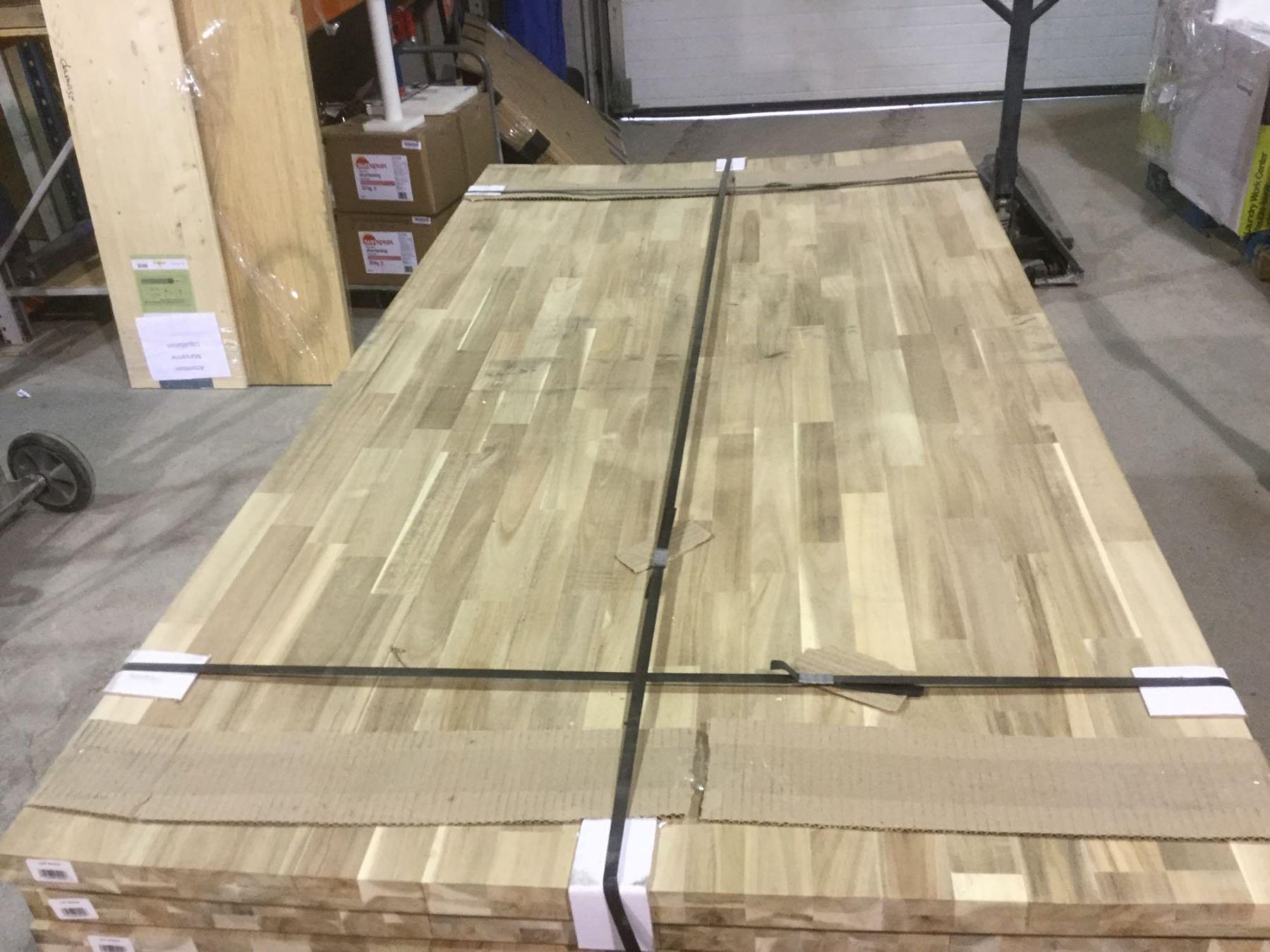 Butcher Block Countertop Acacia Wood 73" x 39"