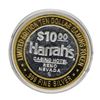 Image 2 : .999 Silver Harrahs Casino Reno Nevada $10 Casino Limited Edition Gaming Token
