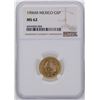 Image 1 : 1906M Mexico 5 Pesos Gold Coin NGC MS62