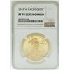 Image 1 : 2010-W $50 American Gold Eagle Coin NGC PF70 Ultra Cameo