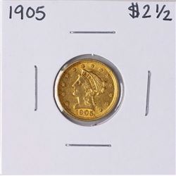 1905 $2 1/2 Liberty Head Quarter Eagle Gold Coin