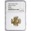 Image 1 : 2000 Austria 500 Schillings Birth of Christ Gold Coin NGC MS70