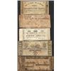 Image 1 : Lot of (5) 1800's Misc. Obsolete Currency Notes