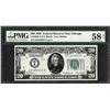 Image 1 : 1928 $20 Federal Reserve Note Fr.2050-G PMG Choice About Uncirculated 58EPQ