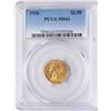 Image 1 : 1926 $2 1/2 Indian Head Quarter Eagle Gold Coin PCGS MS63