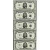 Image 1 : Lot of (5) Consecutive 1953B $5 Silver Certificate Notes Gem Uncirculated