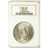 Image 1 : 1923 $1 Peace Silver Dollar Coin NGC MS65