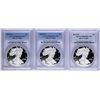 Image 1 : Lot of 2010-W to 2012-W $1 American Silver Eagle Proof Coins PCGS PR69DCAM