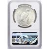 Image 2 : 1927-D $1 Peace Silver Dollar Coin NGC MS63