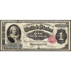 1891 $1 Martha Washington Silver Certificate Note