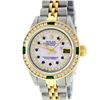 Image 2 : Rolex Ladies Two Tone 14K MOP Sapphire & Diamond Datejust Wristwatch