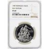 Image 1 : 1987 Bermuda $25 Palladium Sea Venture Coin NGC PF69