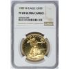 Image 1 : 1989-W $50 American Gold Eagle Coin NGC PF69 Ultra Cameo