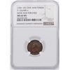 Image 1 : 1861-65 Now and For Ever Civil War Token NGC MS62BN