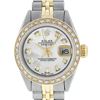 Image 1 : Rolex Ladies Two Tone 14K MOP Diamond Datejust Watch