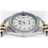 Image 3 : Rolex Men's Two Tone 14K Mother Of Pearl Diamond 36MM Datejust Wristwatch