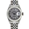 Image 2 : Rolex Ladies Stainless Steel Slate Grey Roman 26MM Datejust Watch