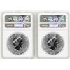 Image 2 : Lot of (2) 2018 Niue $2 Star Wars Stormtrooper Silver Coins NGC MS70 Early Relea