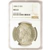 Image 1 : 1884-O $1 Morgan Silver Dollar Coin NGC MS63