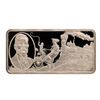 Image 1 : 500 Grain Sterling Silver Franklin Mint 100 Greatest Americans Ingot