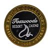 Image 1 : .999 Silver Foxwoods Resort Rhode Islands Casino $10 Limited Edition Gaming Toke