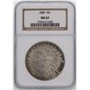 Image 1 : 1889 $1 Morgan Silver Dollar Coin NGC MS63