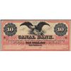 Image 1 : 1800's $10 Canal Bank New Orleans Obsolete Note