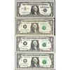 Image 1 : Lot of (4) Fancy Serial Number Notes