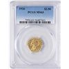 Image 1 : 1926 $2 1/2 Indian Head Quarter Eagle Gold Coin PCGS MS63