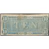 Image 2 : 1864 $10 Confederate States of America Note