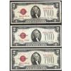 Image 1 : Lot of (3) 1928 $2 Legal Tender Notes