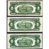 Image 2 : Lot of (3) 1928 $2 Legal Tender Notes