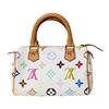 Image 1 : Louis Vuitton White Multicolor Monogram Mini Speedy