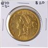 Image 1 : 1870-S $20 Liberty Head Double Eagle Gold Coin
