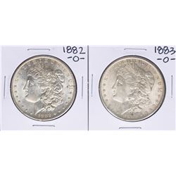 Lot of 1882-O to 1883-O $1 Morgan Silver Dollar Coins