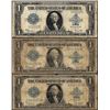 Image 1 : Lot of (3) 1923 $1 Silver Certificate Notes