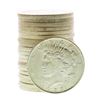 Image 1 : Roll of (20) Brilliant Uncirculated 1923 $1 Peace Silver Dollar Coins