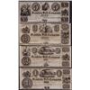 Image 1 : Lot of 1800's $1/2/3/5 Franklin Silk Company Obsolete Notes