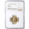 Image 1 : 1918I India Sovereign Gold Coin NGC MS64