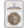 Image 1 : 1884-S $1 Morgan Silver Dollar Coin NGC MS61